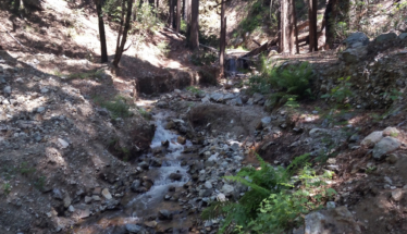 Waterfall along Nacimiento Fergusson Road