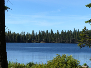 Dispersed camping by Huntington Lake
